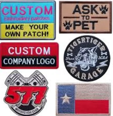 Custom embroidered patches
