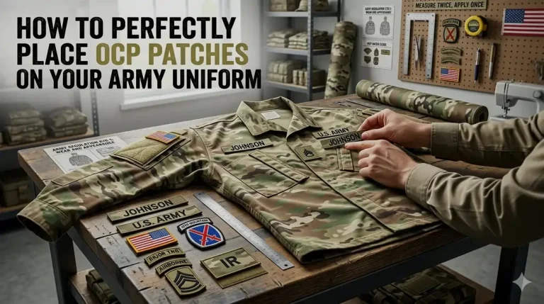 How to Perfectly Place OCP Patches on Your Army Uniform