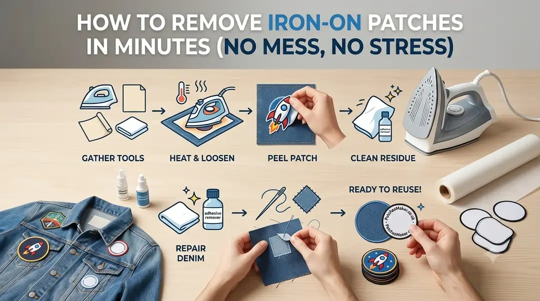 How to Remove Iron-On Patches in Minutes (No Mess, No Stress)