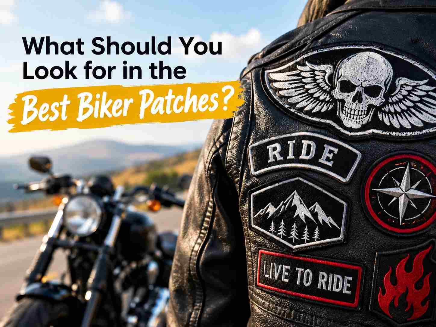 best biker patches