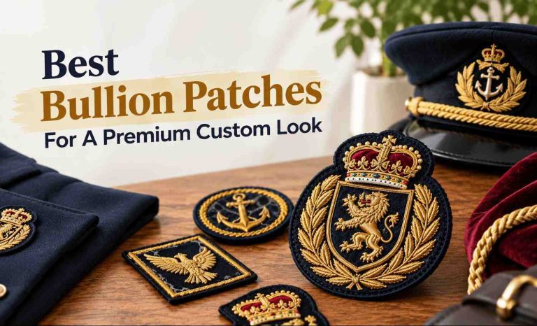 high-quality custom bullion patches