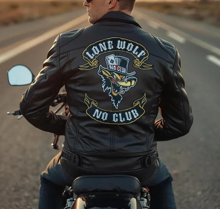 custom biker patches