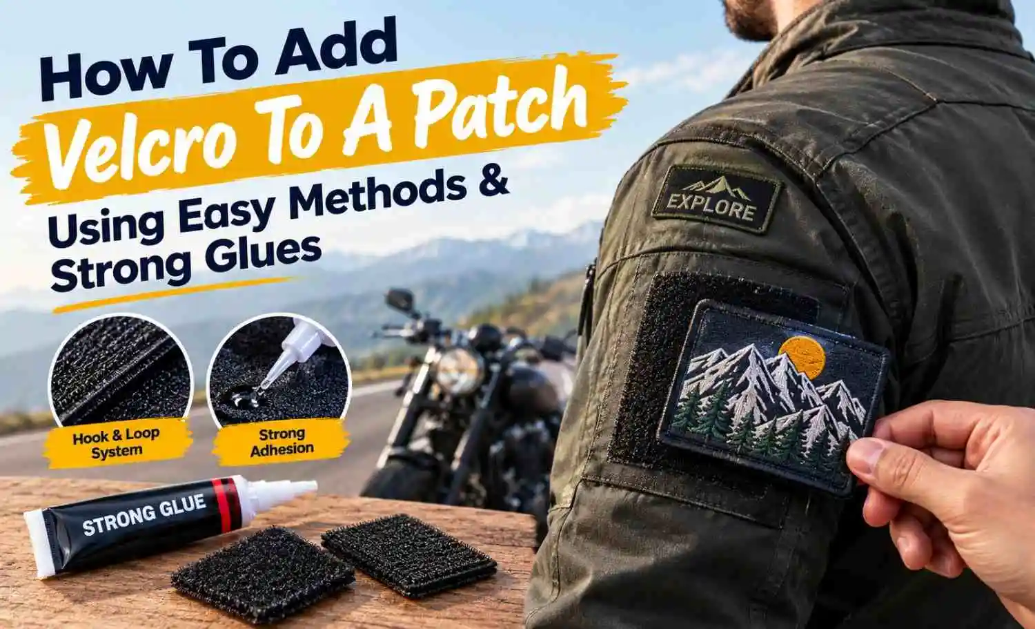 personalised Velcro patches